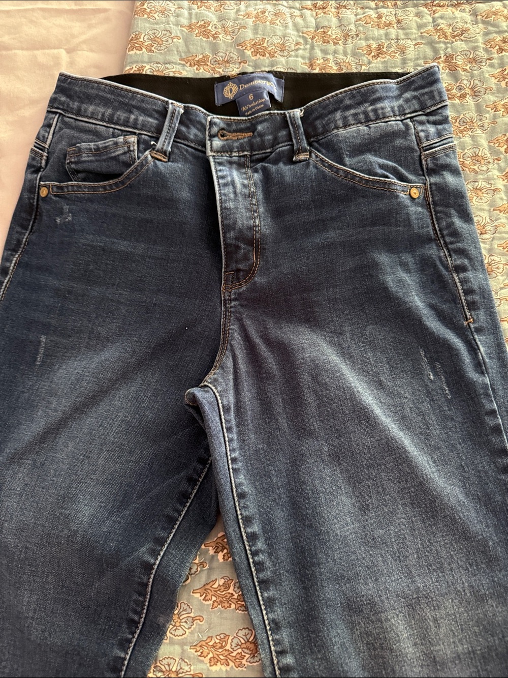 Democracy Dark Blue Women's Ankle Jeans